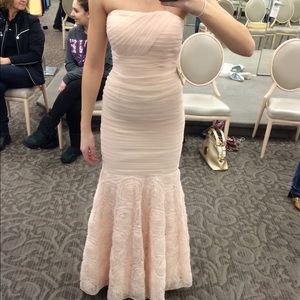 Blush prom dress