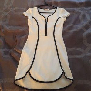 Black and white dress