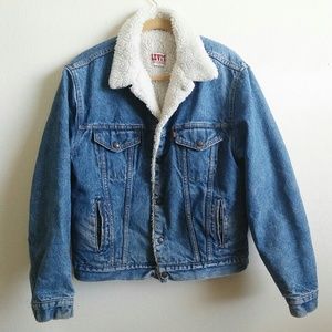 Vintage Levi's Sherpa Denim Jacket