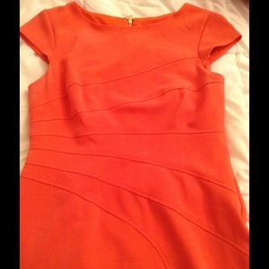 Salmon colored dress