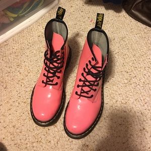 Size 9 pink Doc Martens