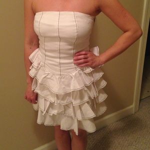 BEBE Ruffle dress