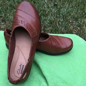 CLARKS NEW EVIANNE BROWN SHOES SIZE 7 1/2 BNIB