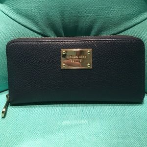Navy blue Michael Kors wallet