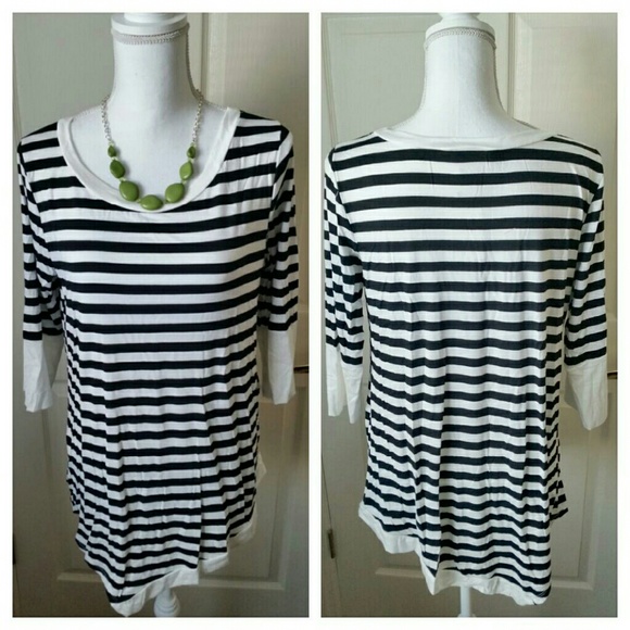 ➕ Casual Stripe Top - Picture 3 of 4
