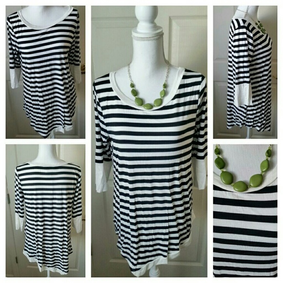 ➕ Casual Stripe Top - Picture 4 of 4