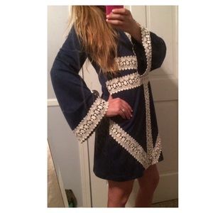 💟SOLD💟Judith March Navy Bell Sleeve Dress💟