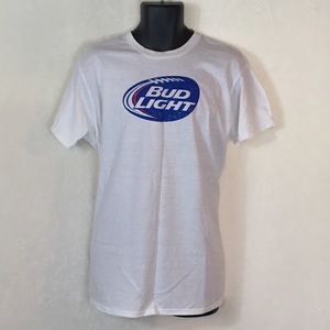 NWOT Bud Light classic Haines white tee size ( L )