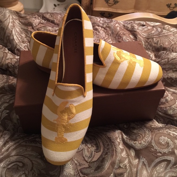 COACH UTOPIA SLIPON FLATS size 7 1/2