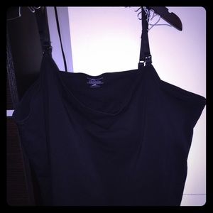 CLEAR OUT Black Motherhood Maternity Nursing Tank