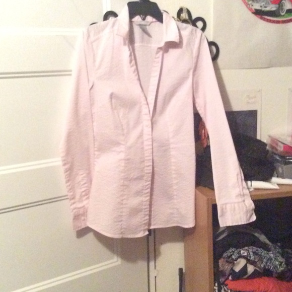 Light pink work blouse