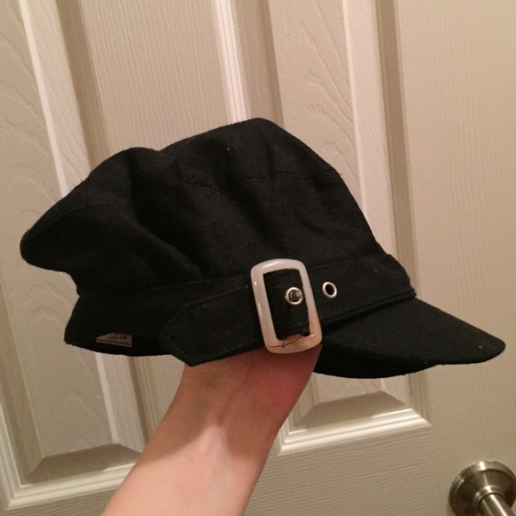 Black fashion hat