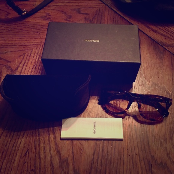 Tom Ford Campbell Wayfarer Sunglasses tortoise - Picture 1 of 4