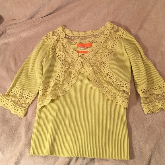 Cynthia Steffe tank and cardigan set