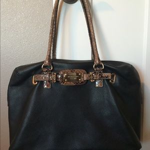Michael Kors Hamilton Python handbag