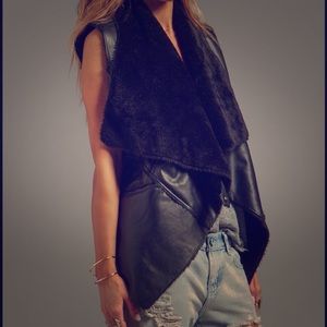 Blank NYC Faux Shearling Vest