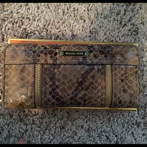 Michael Kors Python wallet