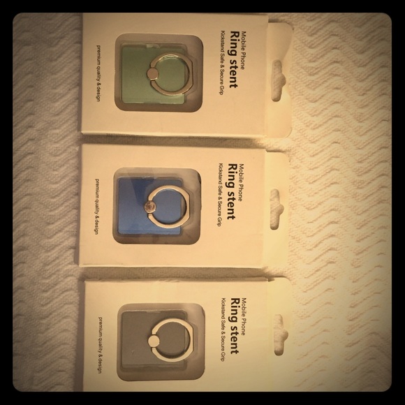 iPhone cell phone ring/ stent/ stand SILVER