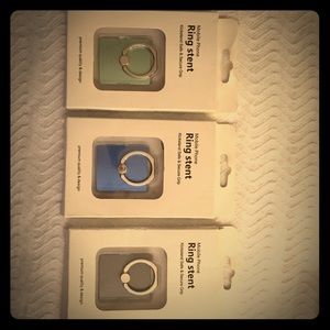 iPhone cell phone ring/ stent/ stand SILVER