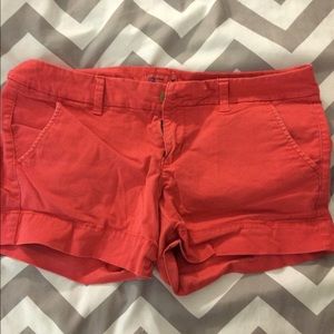 Salmon pink shorts