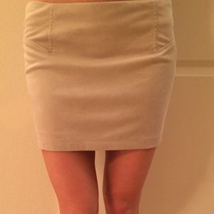 Suede skirt