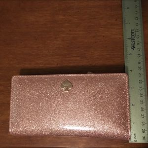 Kate Spade Rose Gold Snap Wallet
