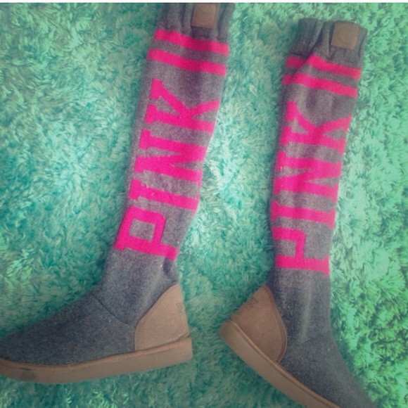 PINK long boots /socks