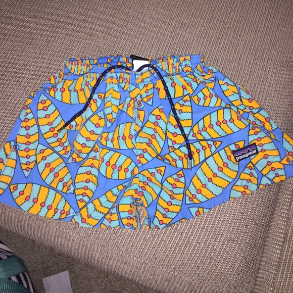 Patagonia bathing suit for baby boy 12 mos