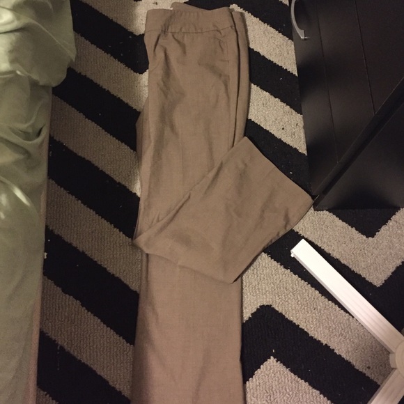 Loft dark tan dress pants