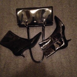 Nine West Patent Leather Boots.👢🌹