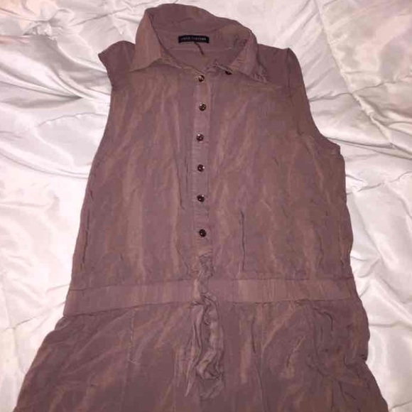 brown/nude romper fashion nova