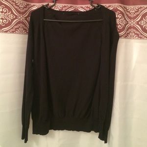 Simple black cardigan