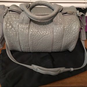 Alexander Wang Rocco Gray with silver hardware