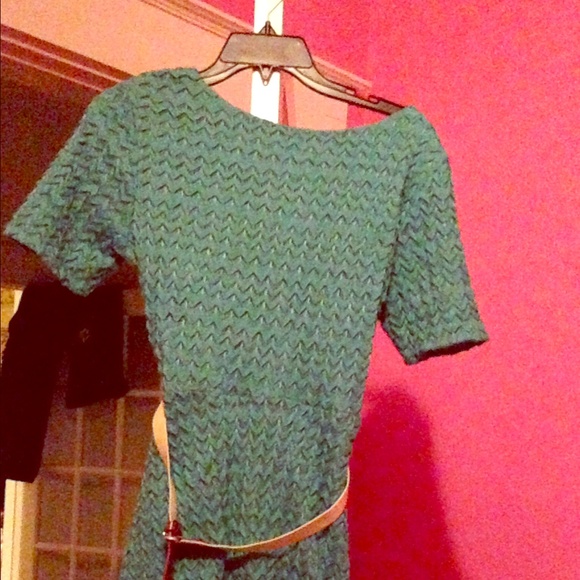 Green dress (belt included)