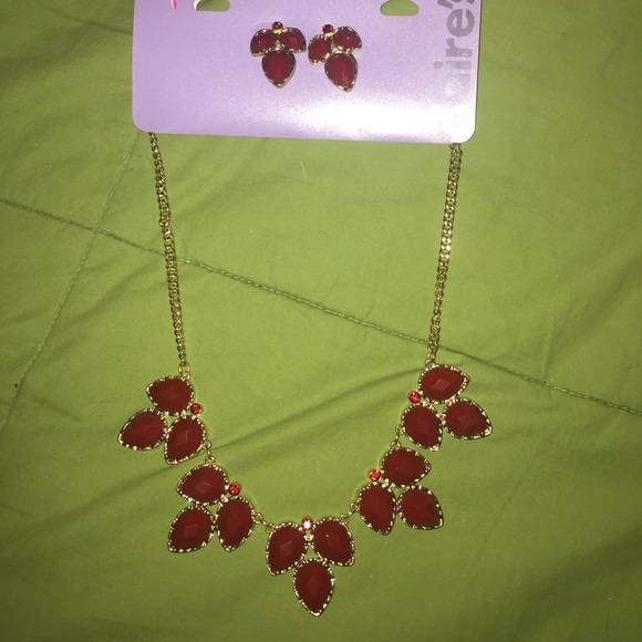 Brand new necklace & earrings