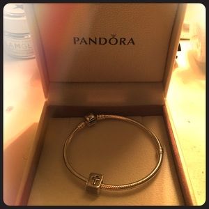 Pandora Braclet W/ Charm!