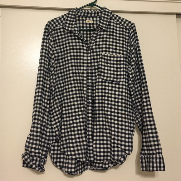 Hollister Long sleeve buttoned up.