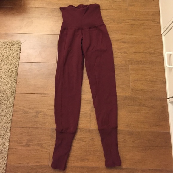 Maroon Karma Yama Tight