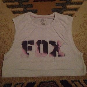 Fox muscle tank top