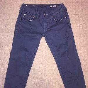 Teal Miss Me Jeans