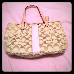 Coach Monogram Canvas Handbag
