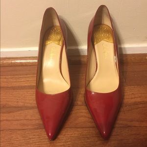 Cole Haan Patent Red Pumps Size 10