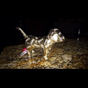 Metallic Gold PINK Dog