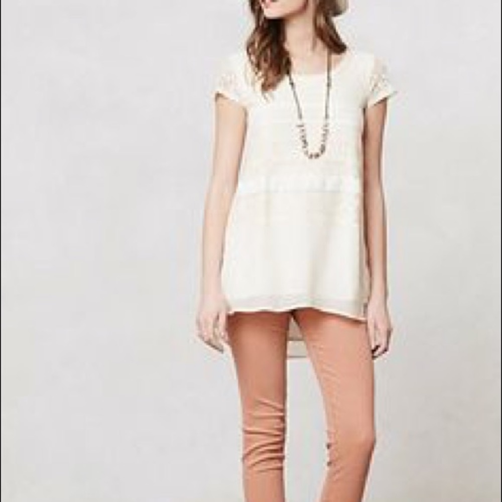 ANTHROPOLOGIE Lace top