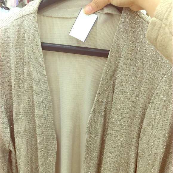 Beautiful Gold Glitter Sweater
