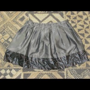 Cute Pleated Mini Skirt w Animal Print Sz S new Cute Pleated Mini Skirt w Animal Print Sz S new