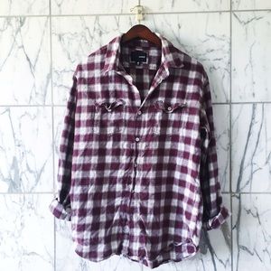 Hurley red flannel