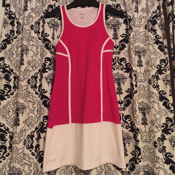 Red and White Reebok Tennis Dress