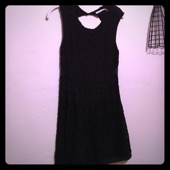 Lace black dress. Mini. Urban outfitters. - Picture 1 of 4