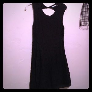 Lace black dress. Mini. Urban outfitters.